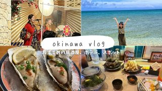 【沖縄居酒屋動画紹介】【vlog】沖縄旅行🌺　恩納村の美味しい居酒屋、絶景スポット巡り