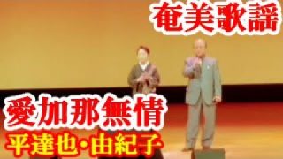 【シマ唄動画紹介】愛加那無情　平達也・由紀子　奄美歌謡　amami【字幕】