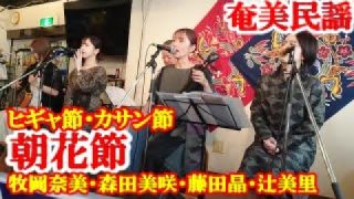 【シマ唄動画紹介】朝花節 (ヒギャ節・カサン節)聴き比べ　奄美民謡　奄美シマ唄　amami【字幕】