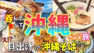 【沖縄居酒屋動画紹介】【沖縄グルメ旅】アメリカンビレッジで沖縄料理大満喫の旅‼ただしスコールには気をつけて…。