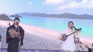 【シマ唄動画紹介】島のブルース  城南海  指宿桃子 奄美歌謡  amami【字幕】