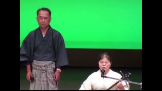 【シマ唄動画紹介】みち節　向江登美江　米川宗夫　奄美民謡　徳之島シマ唄　amami【字幕】