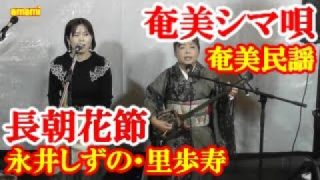 【シマ唄動画紹介】長朝花節　永井しずの　里歩寿　奄美民謡　奄美シマ唄　amami【字幕】