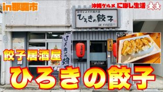 【沖縄居酒屋動画紹介】【沖縄グルメ】2023年4月にオープン！こだわり餃子や料理がうんまいっ！餃子居酒屋【ひろきの餃子】