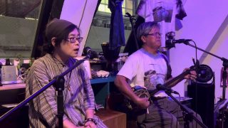 【奄美居酒屋動画紹介】【長朝花節〜途中から】福山幸司・脇田真由美　奄美民謡大賞　伝統工芸士